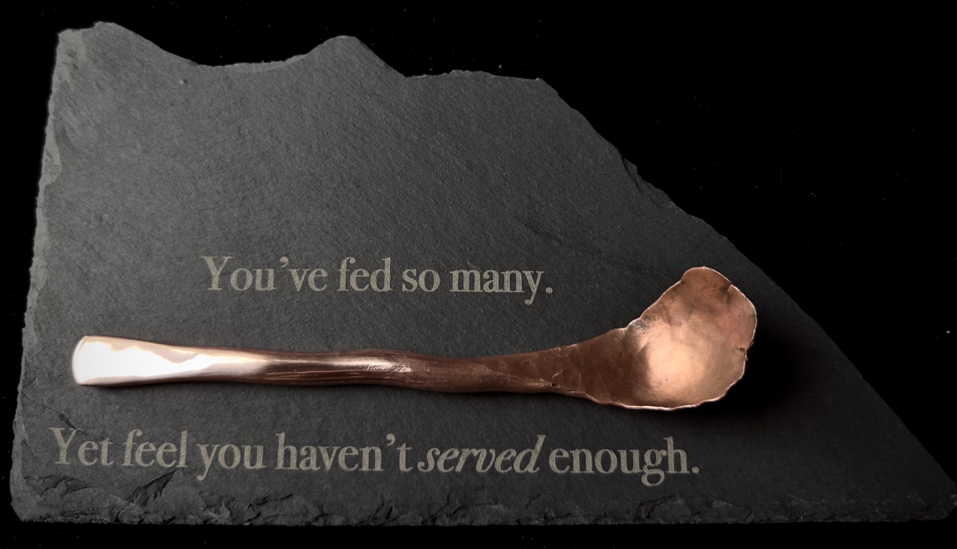 Serving Servings - Custom Spoon Sculpture